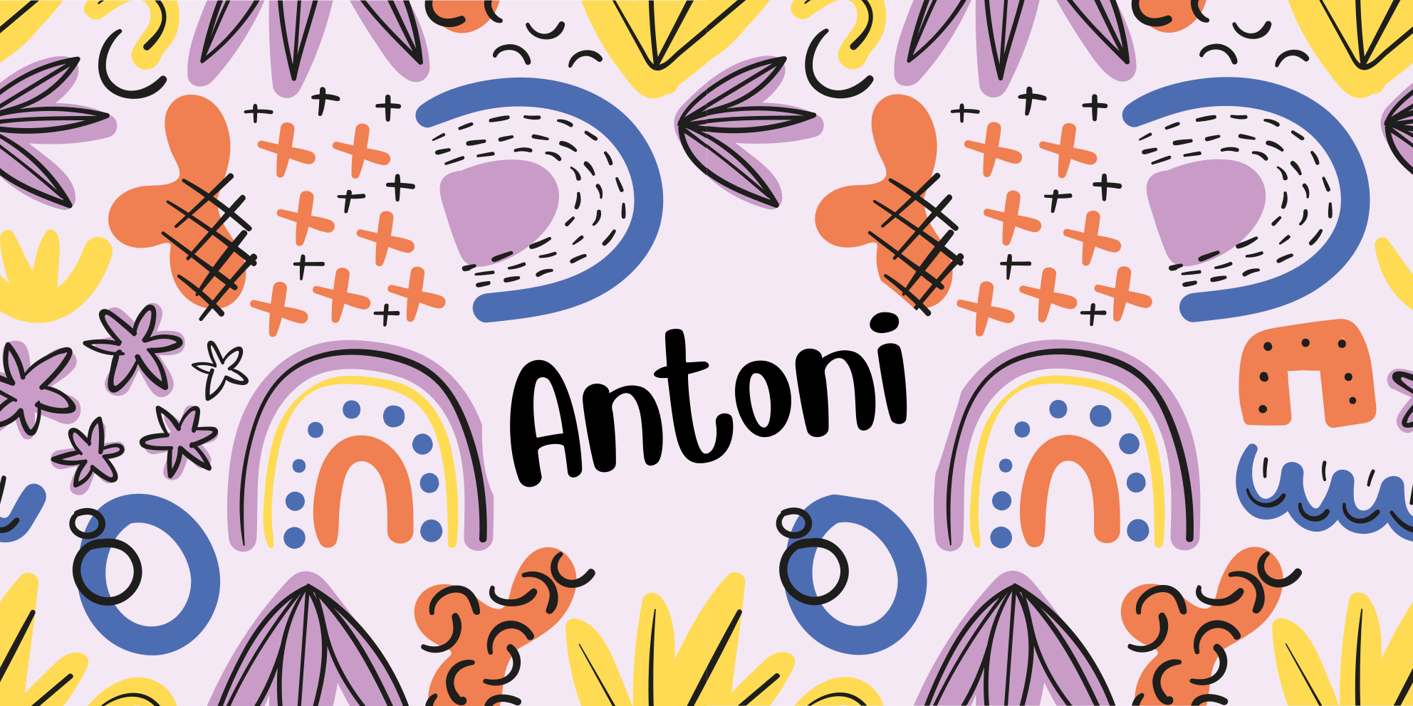 Pohjoismainen geometrinen nimi vinyylimatto - Tenstickers