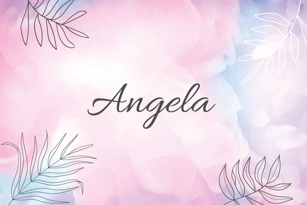 Kukkainen mukautettu nimi Vinyylimatto makuuhuoneeseen - Tenstickers