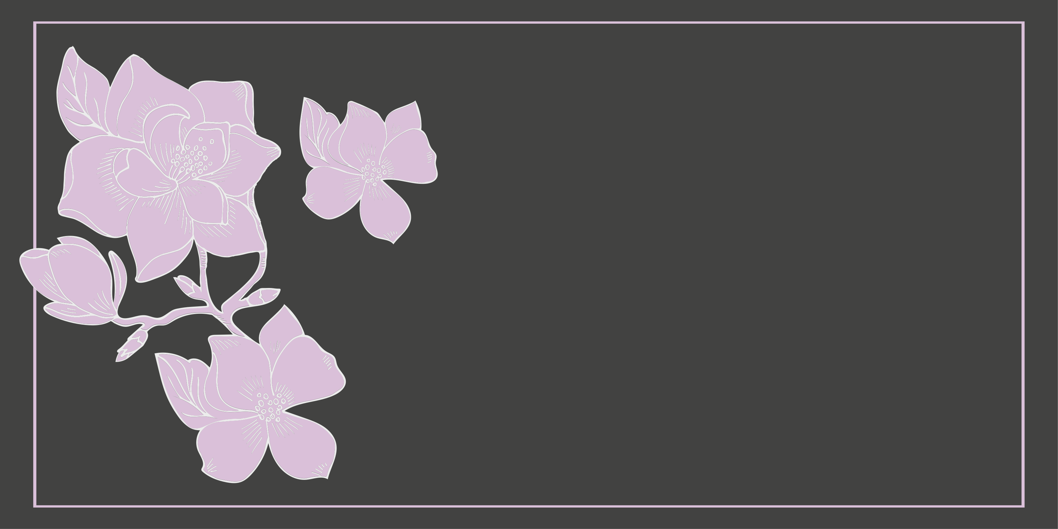 Vaaleanpunainen asetelma kukka vinyylimatto - Tenstickers