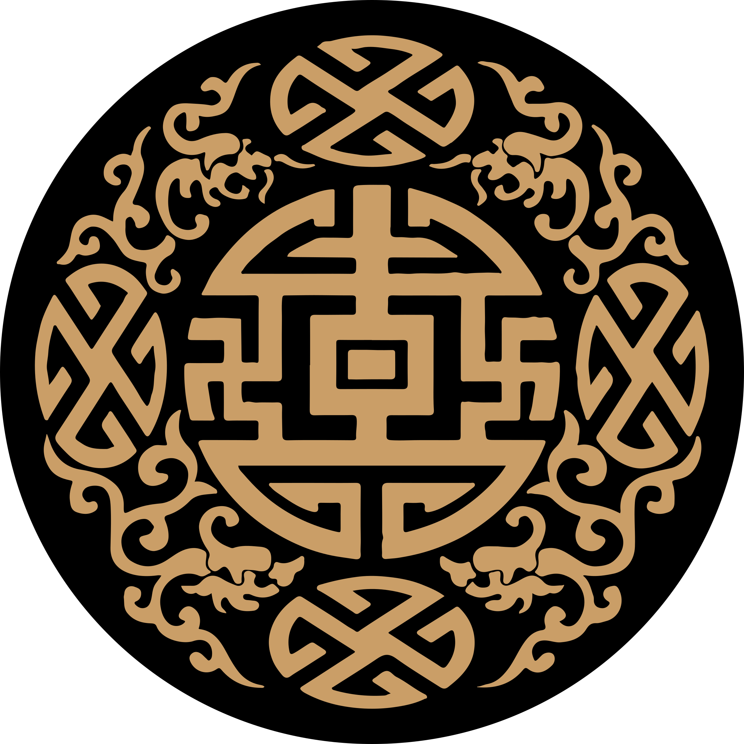 Kiinteä zen -mandala -kuvio vinyylimatto mandala - Tenstickers