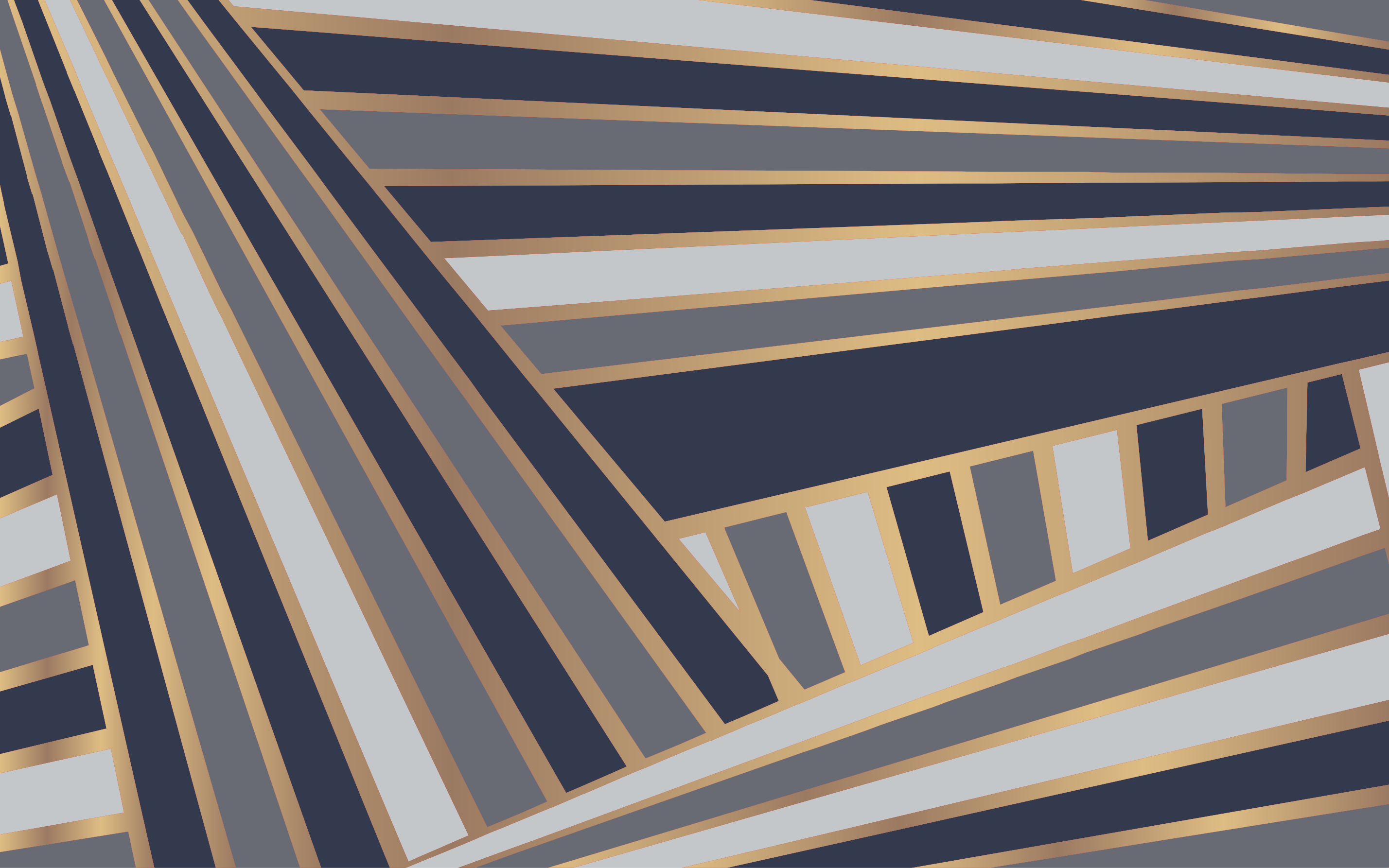 Silmiinpistävä harmaa motiivi raidallinen vinyylimatto - Tenstickers