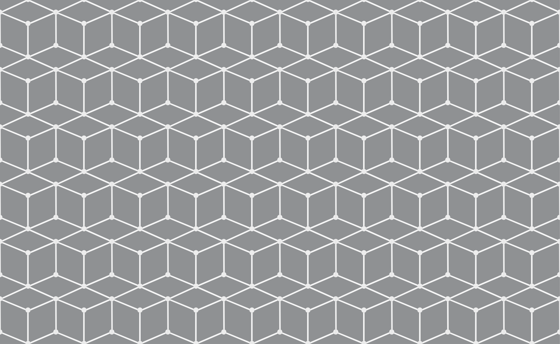 Valkoisia toistuvia kuutioita harmaalla taustalla ulkona vinyylim - Tenstickers