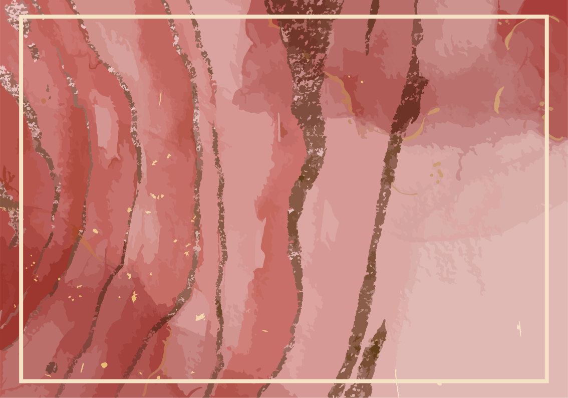 Elegantteja vaaleanpunaisia pyörteitä marmori vinyylimatto - Tenstickers