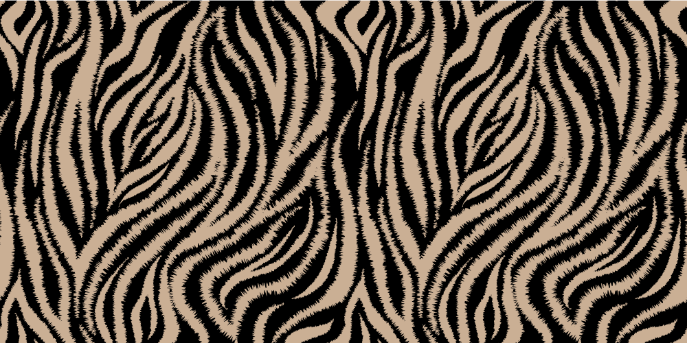 Zebra raidallinen vinyylimatto - Tenstickers