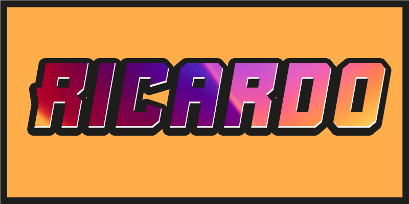 Mukautettu kuvioitu nimi teinin vinyylimatto - Tenstickers