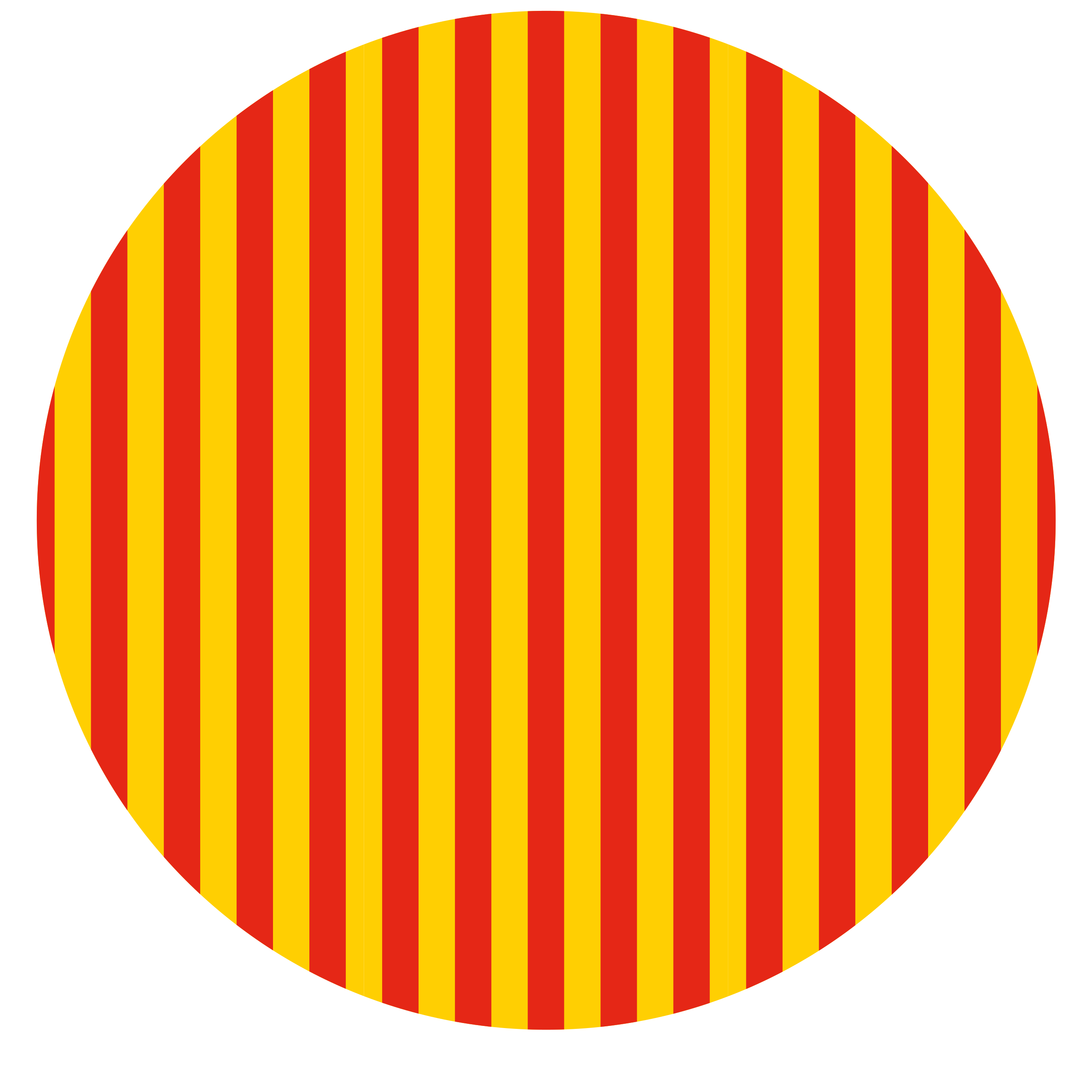 Värikäs raidallinen vinyylimatto - Tenstickers