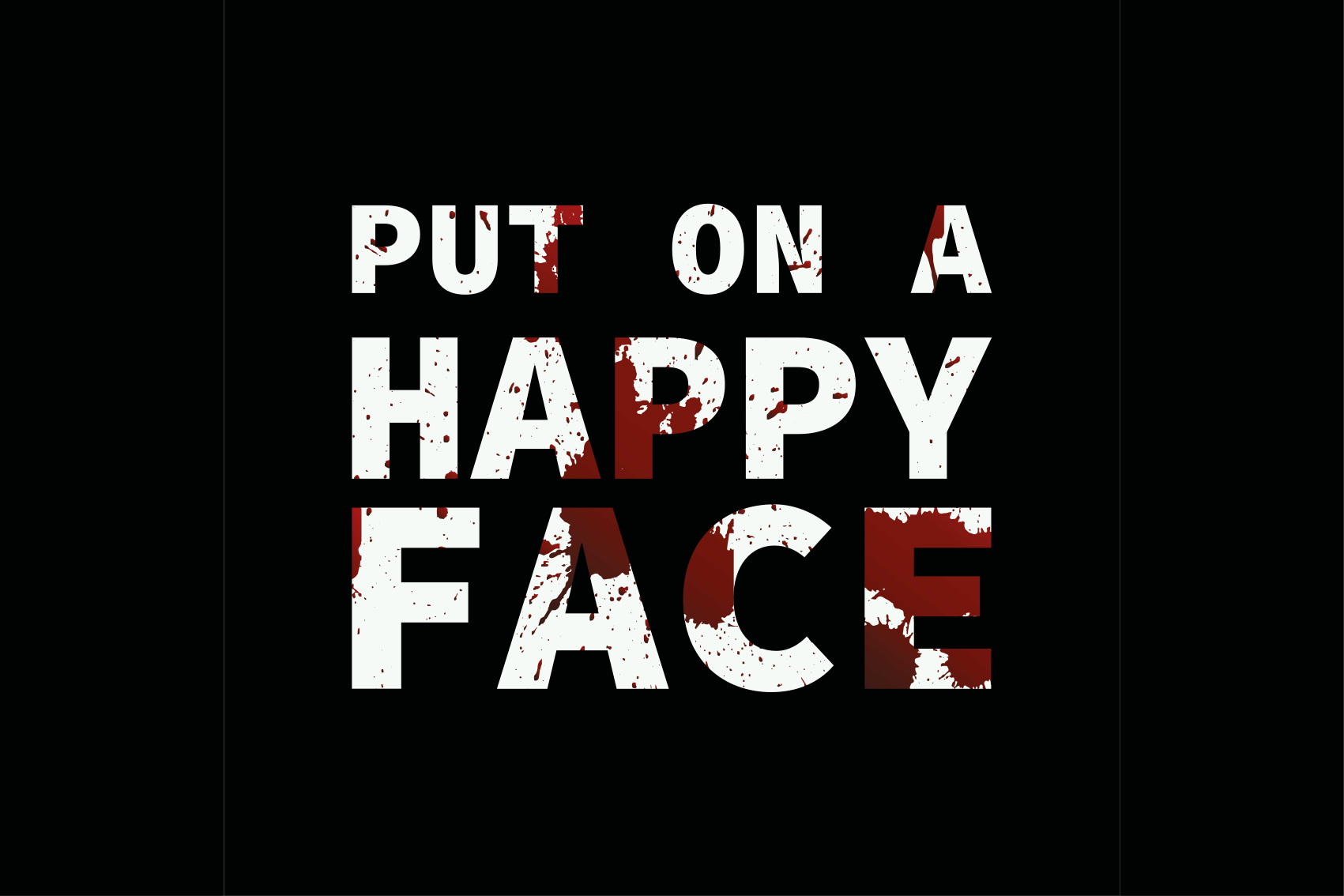 Laittaa kasvoille lauseke vinyylimatto - Tenstickers