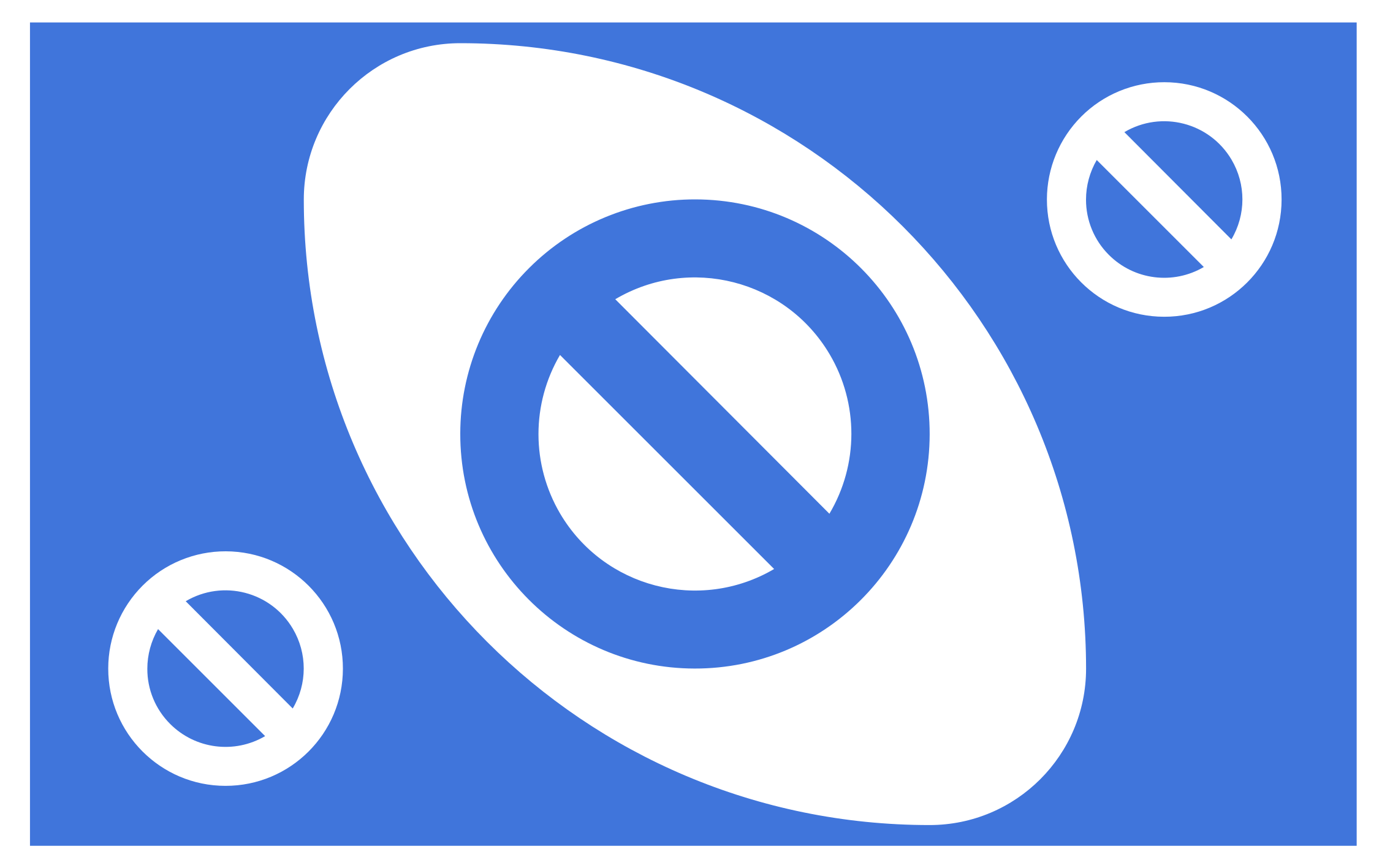 Sininen ympyrä grafiikkaa vinyylimatto - Tenstickers