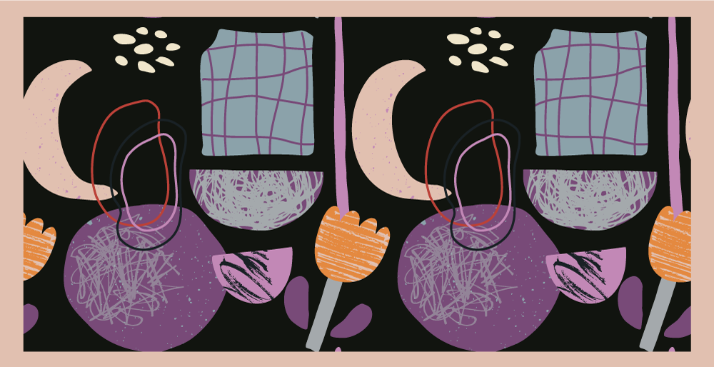 Yön geometriset elementit moderni vinyylimatto - Tenstickers