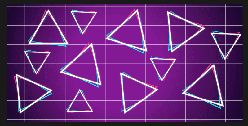 Eloisa kolmiokuvio geometrinen vinyylimatto - Tenstickers