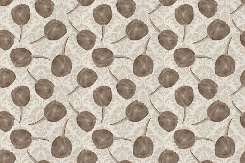 Herkät kasvi-aiheet kukka vinyylimatto - Tenstickers