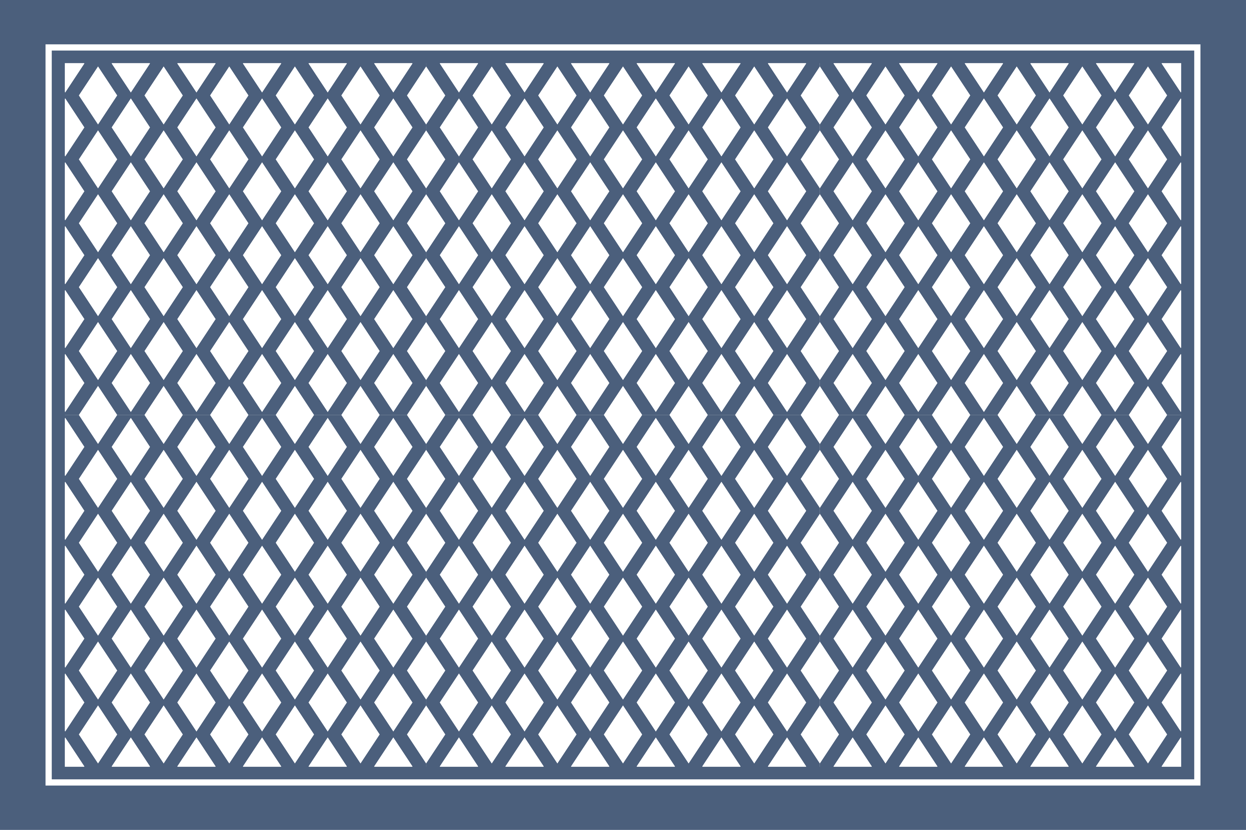 Tyylikäs timanttikuvioinen geometrinen vinyylimatto - Tenstickers