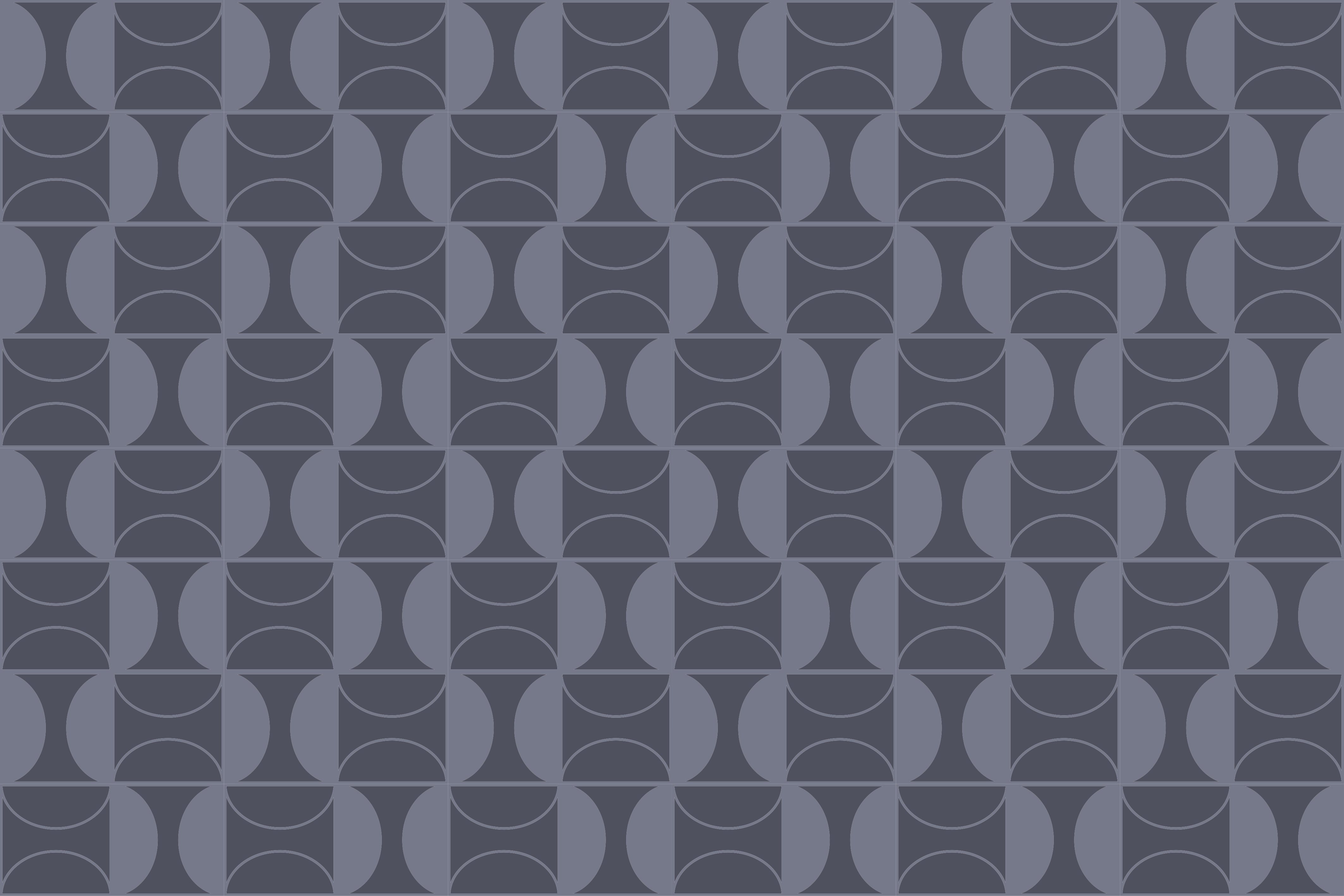 Pyöreä kuviollinen tyyli geometrinen vinyylimatto - Tenstickers