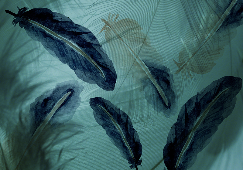 Vehreä trooppinen keidas luonto vinyylimatto - Tenstickers