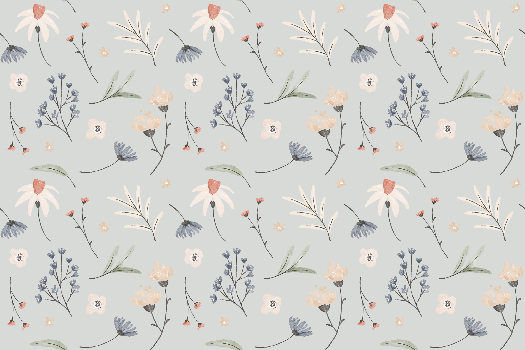 Kukka lehtiä kuva kukat ja kasvit vinyylimatto - Tenstickers