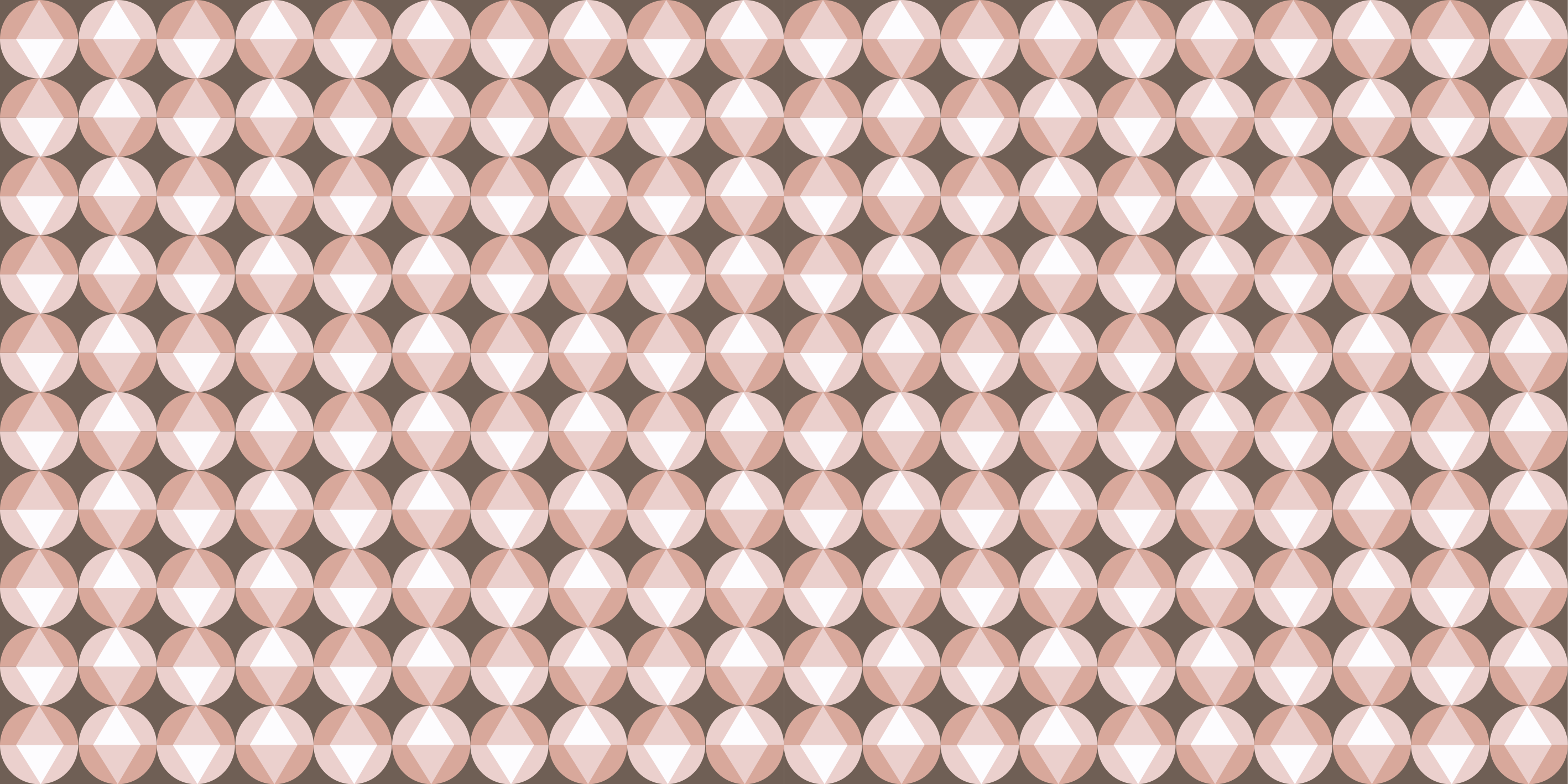 Vaaleanpunainen geometrinen kuvio kylpyhuoneen vinyylimatto - Tenstickers