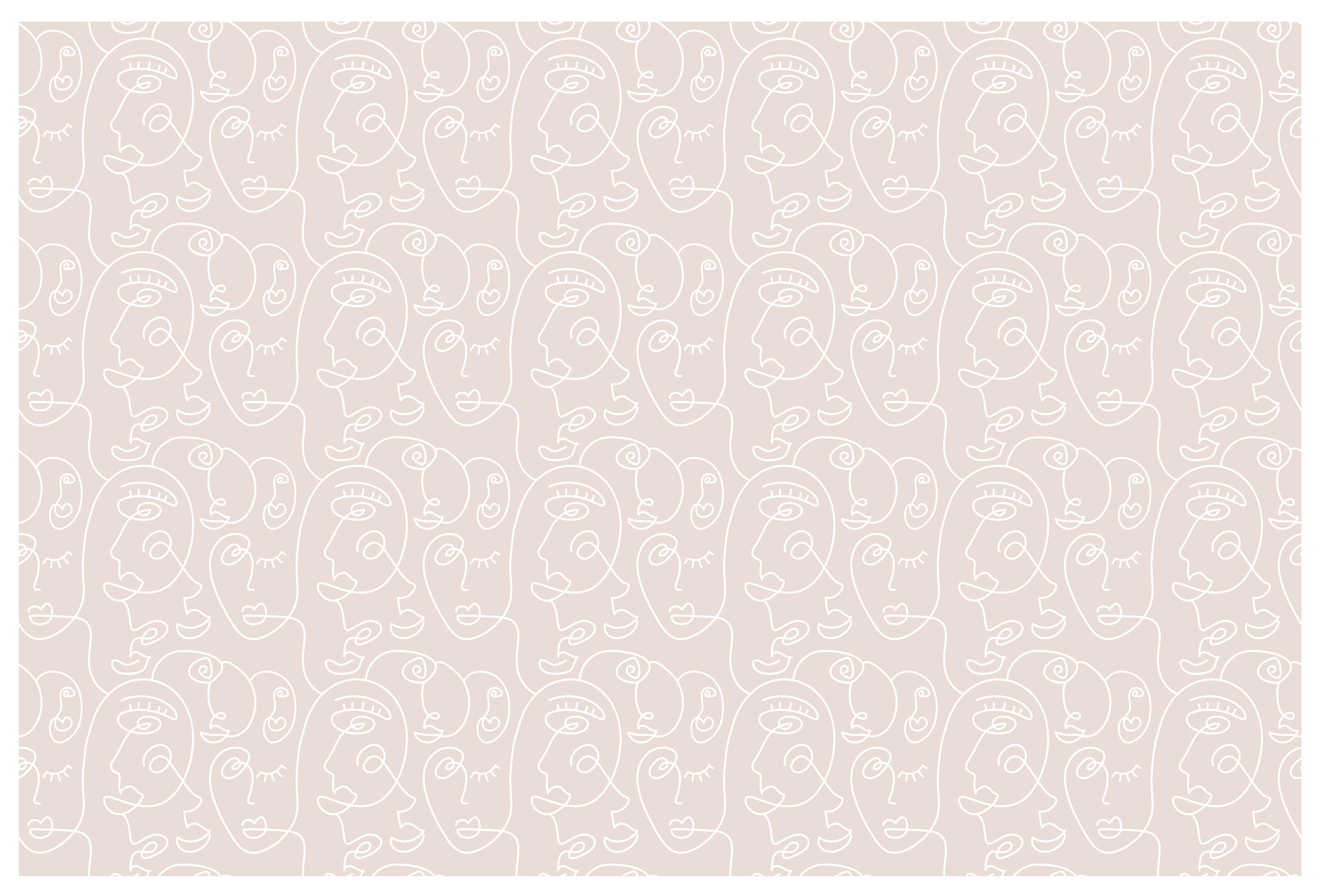 Minimalistiset linjapinnat moderni vinyylimatto - Tenstickers