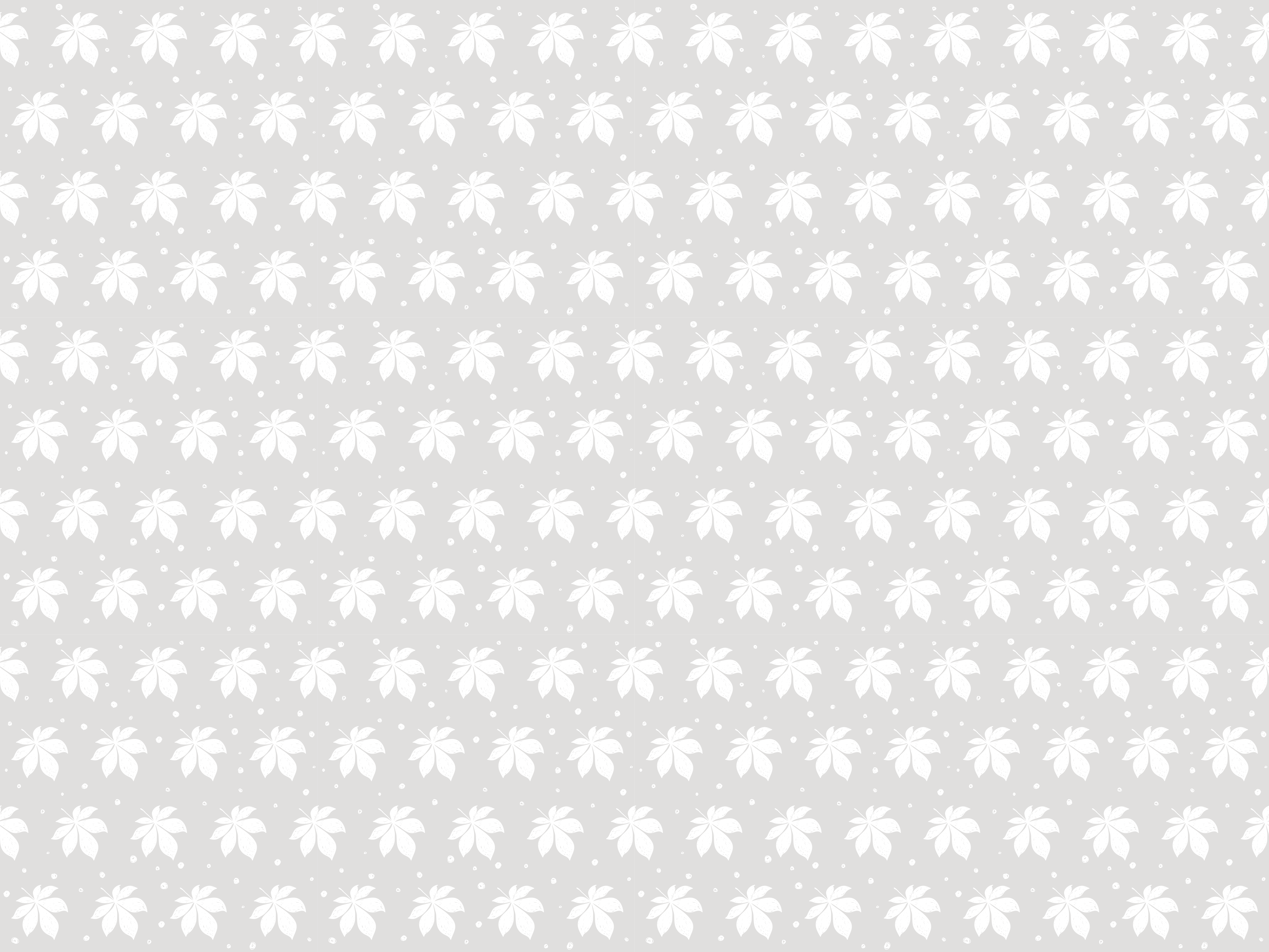 Herkkä kasvi-elementti kukka vinyylimatto - Tenstickers
