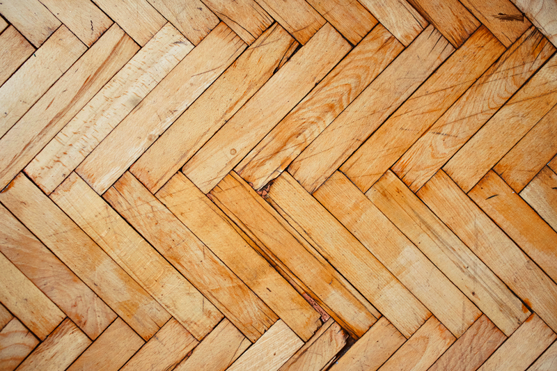 Kalanruotokuvio puu vinyylimatto - Tenstickers