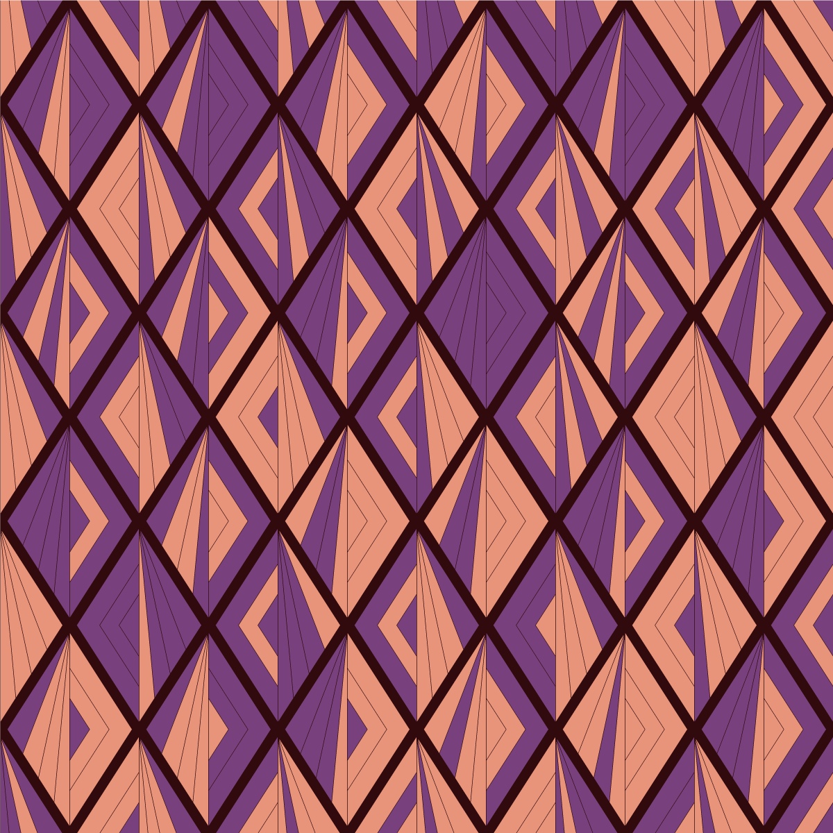 Geometrisen kuvion harmonia vinyylimatto geometrinen - Tenstickers