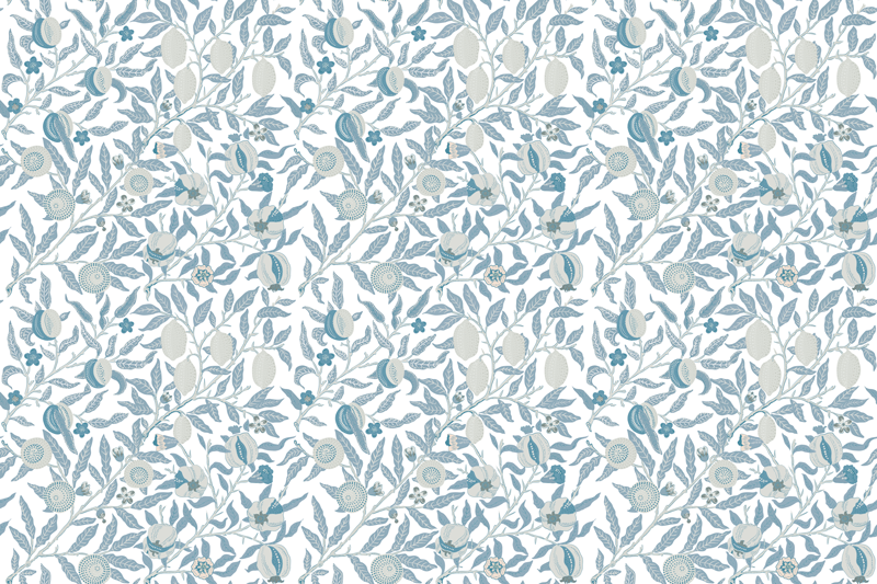 Kasvitieteellinen lehtikuvio kukka vinyylimatto - Tenstickers