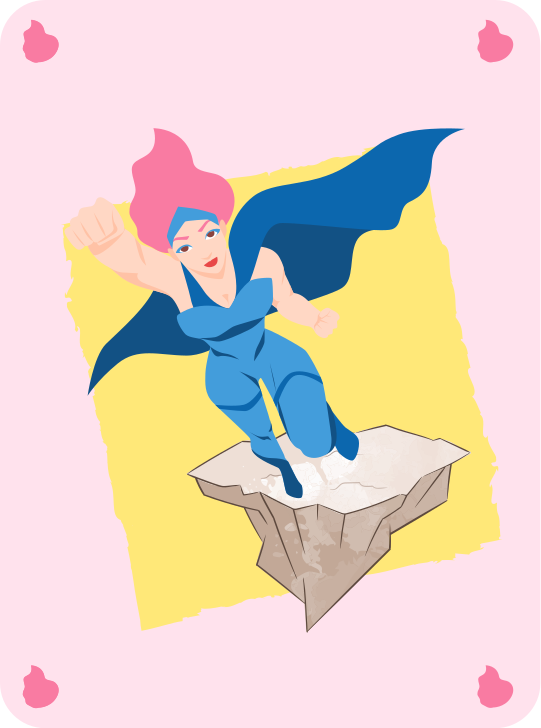 Supersankariseikkailukuvia lastenhuone vinyylimatto - Tenstickers