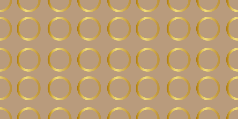 Geometrinen pyöreä kuvio vinyylimatto - Tenstickers