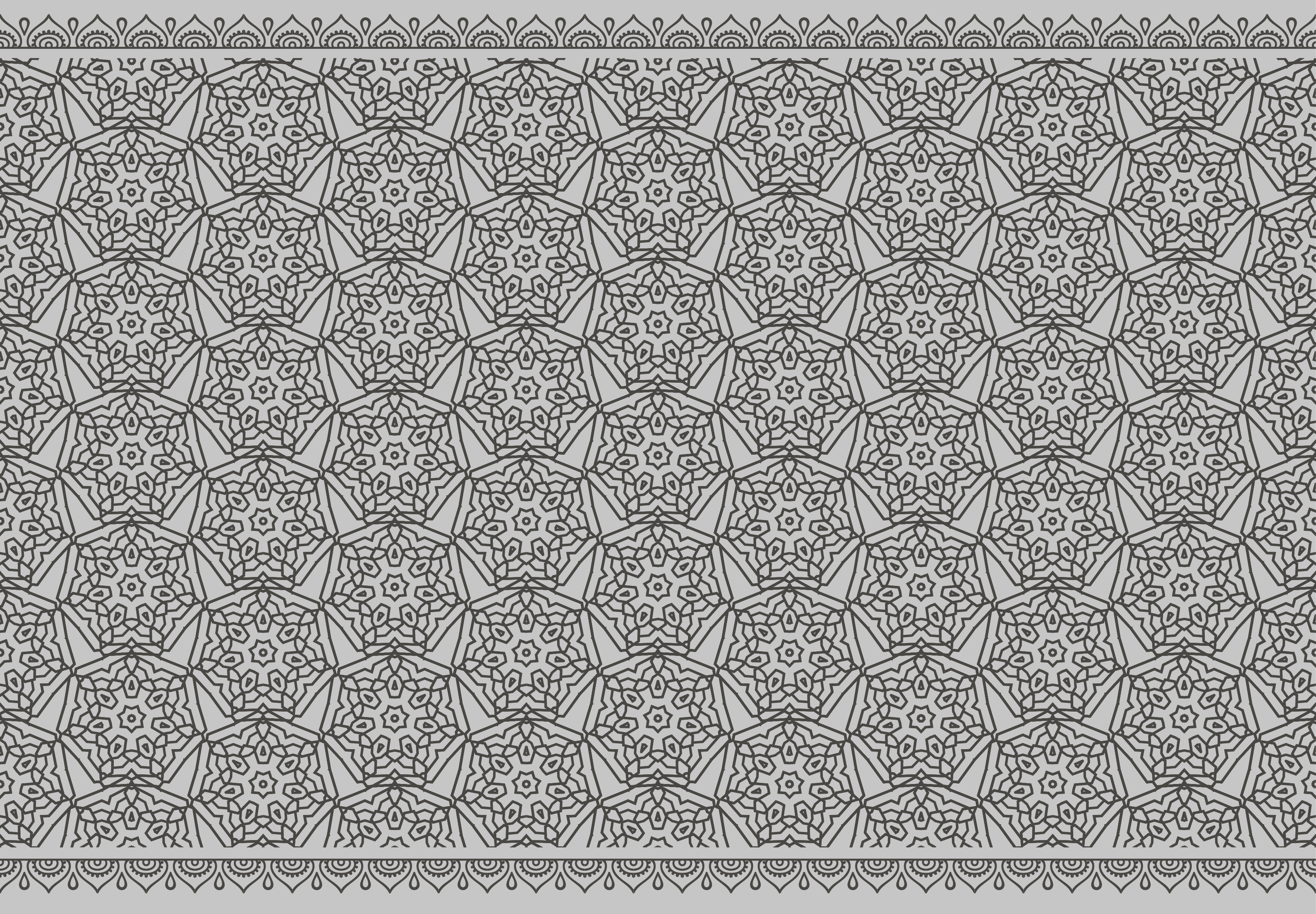 Mandala symmetria mandala vinyylimatto - Tenstickers