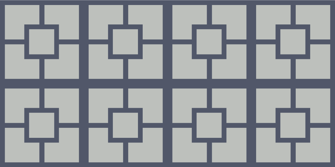 Geometrinen neliön kuvio vinyylimatto geometrinen - Tenstickers