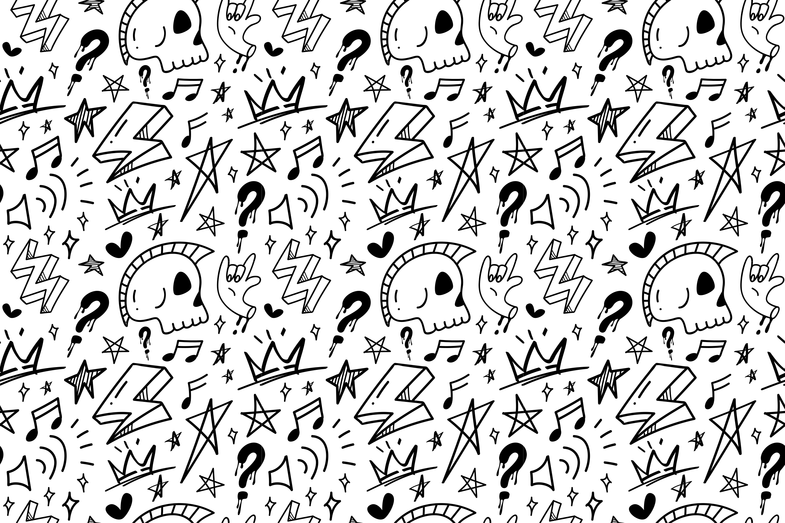 Eklektiset teini-mallit teinille vinyylimatto - Tenstickers