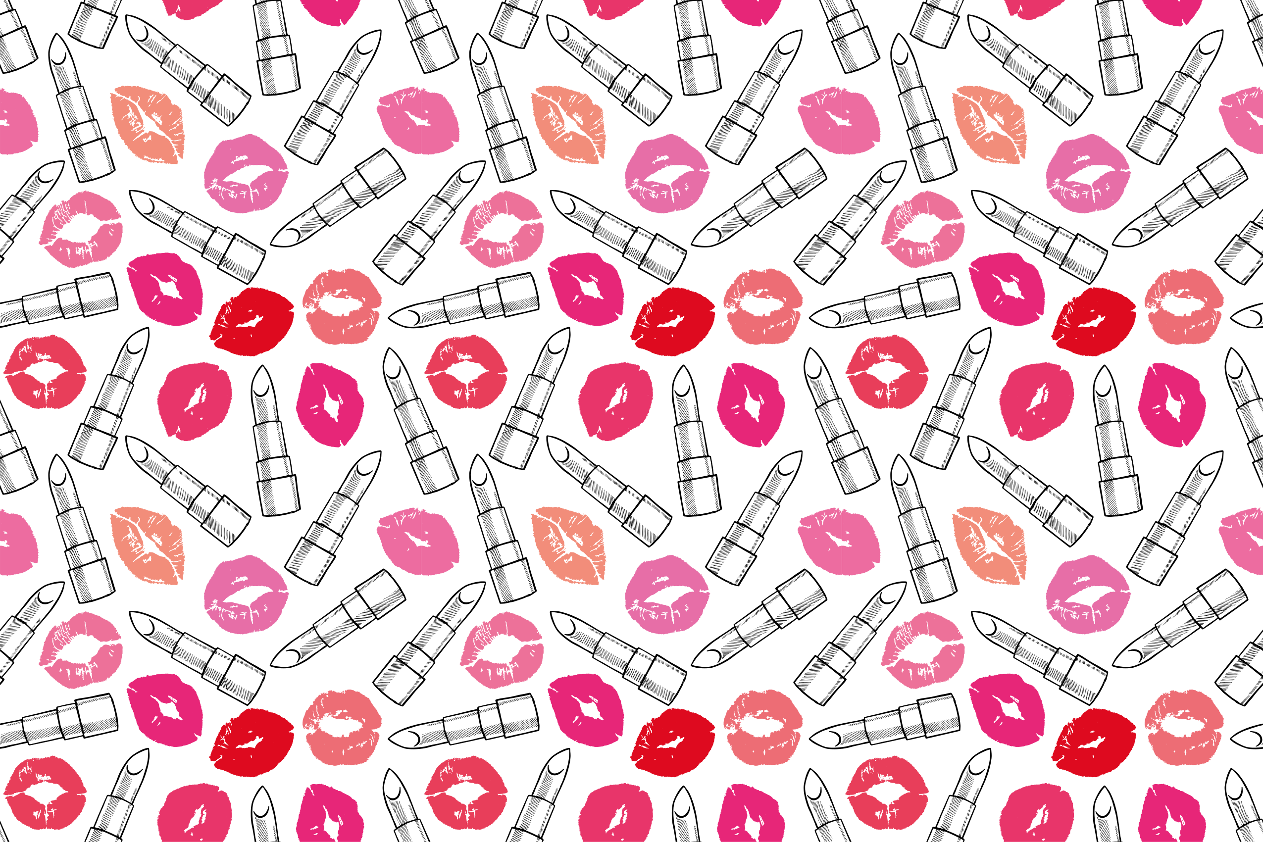 Huulipunat ja huulet teinille vinyylimatto - Tenstickers