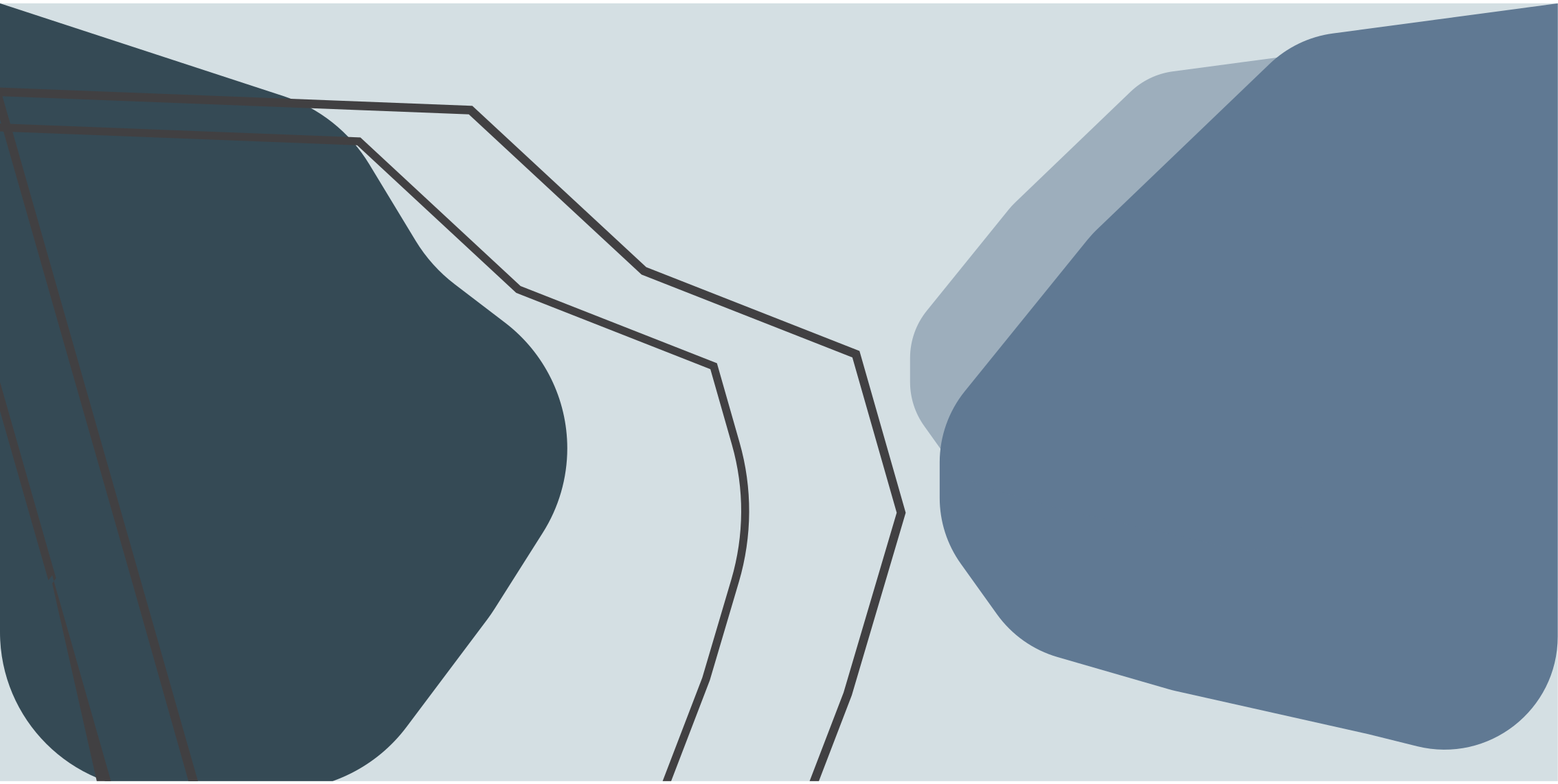 Abstrakteja ääriviivoja vinyylimatto geometrinen - Tenstickers