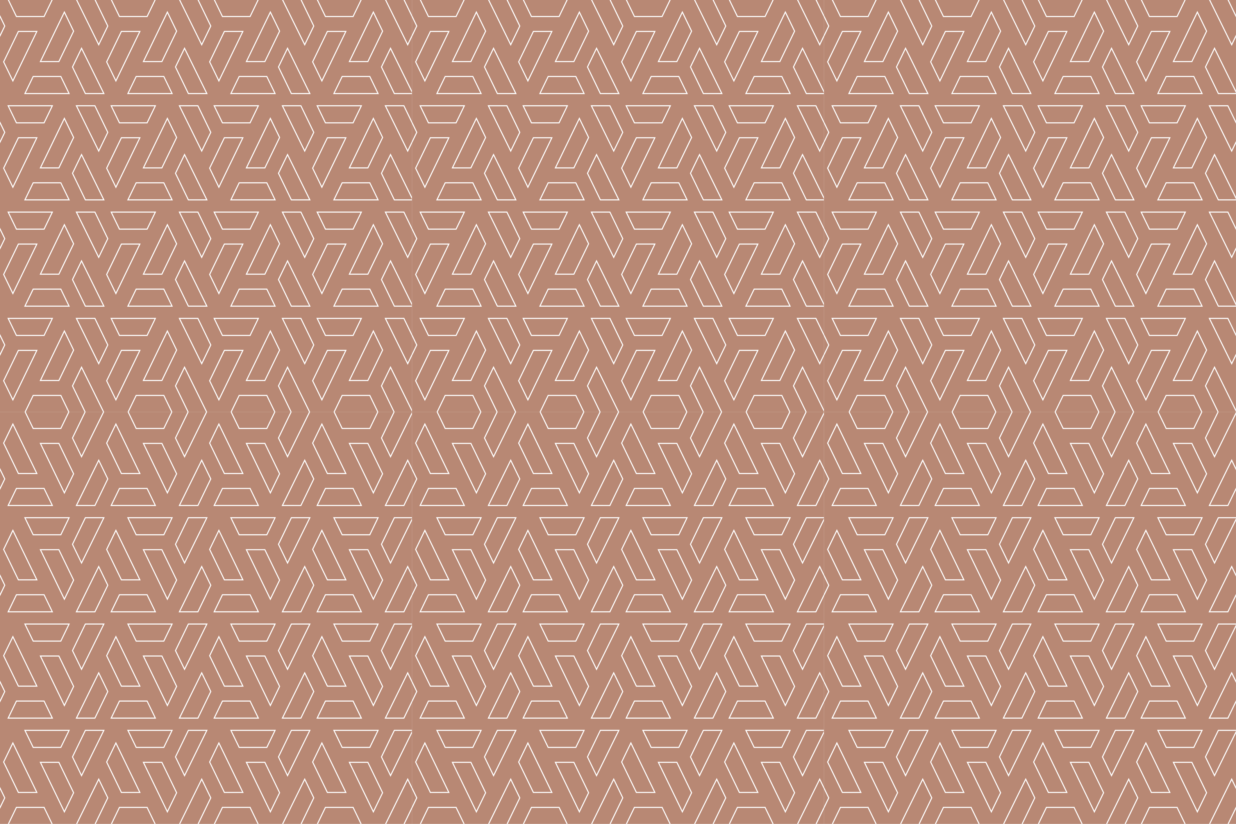 Tyylikäs ruskea elementti geometrinen vinyylimatto - Tenstickers