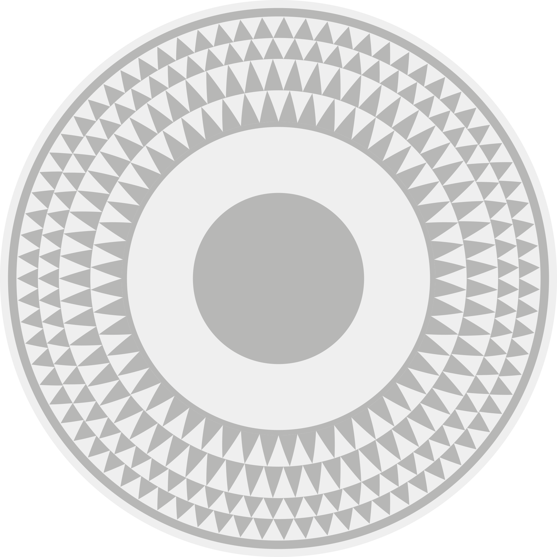 Samankeskisten ympyröiden kuvio vinyylimatto geometrinen - Tenstickers