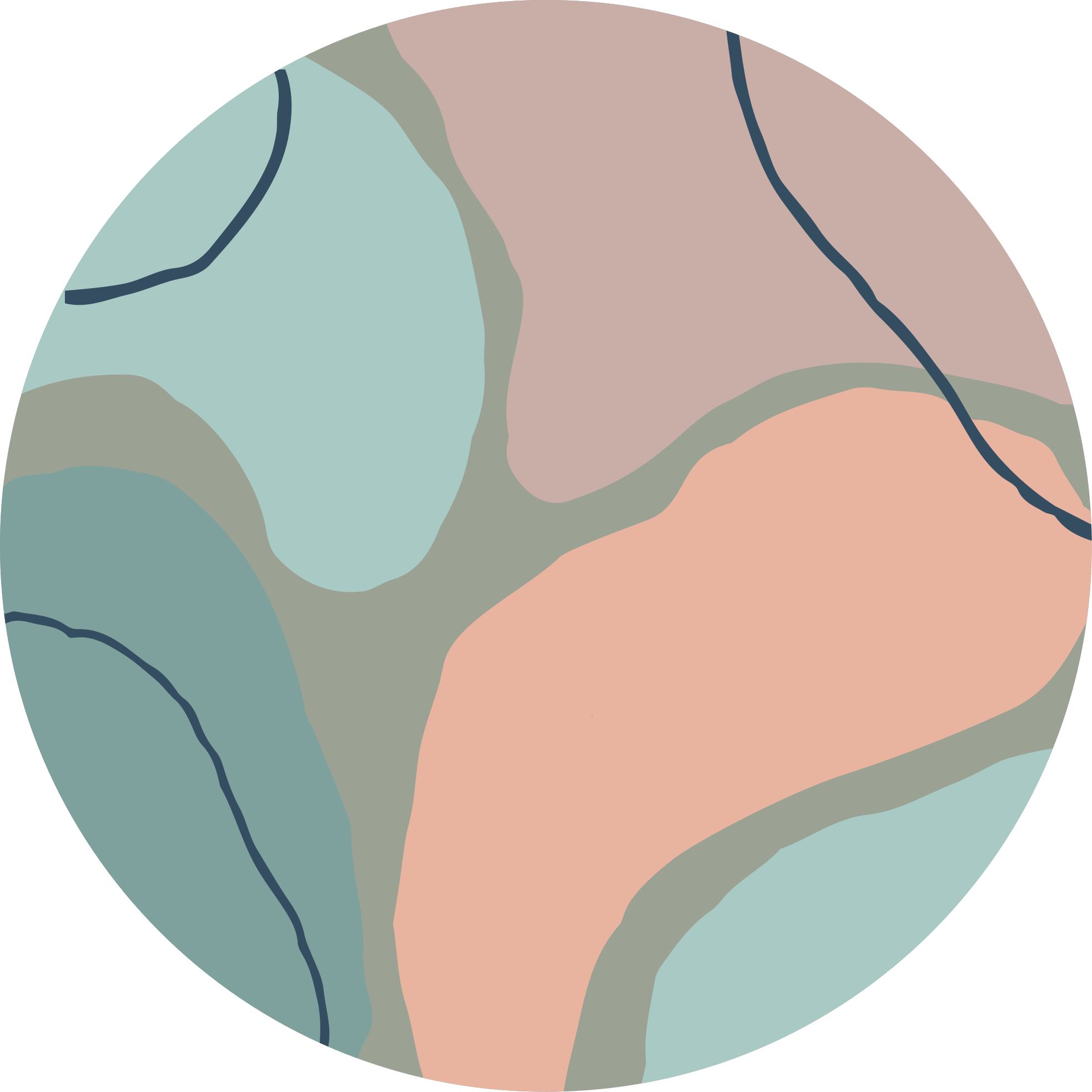 Abstrakteja geometrisia muotoja vinyylimatto minimalistinen - Tenstickers