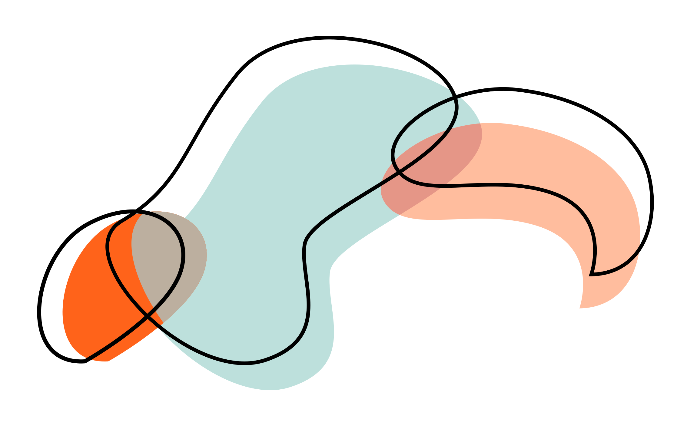 Geometrinen ympyrän soikea muotoilu skandinaavinen vinyylimatto - Tenstickers