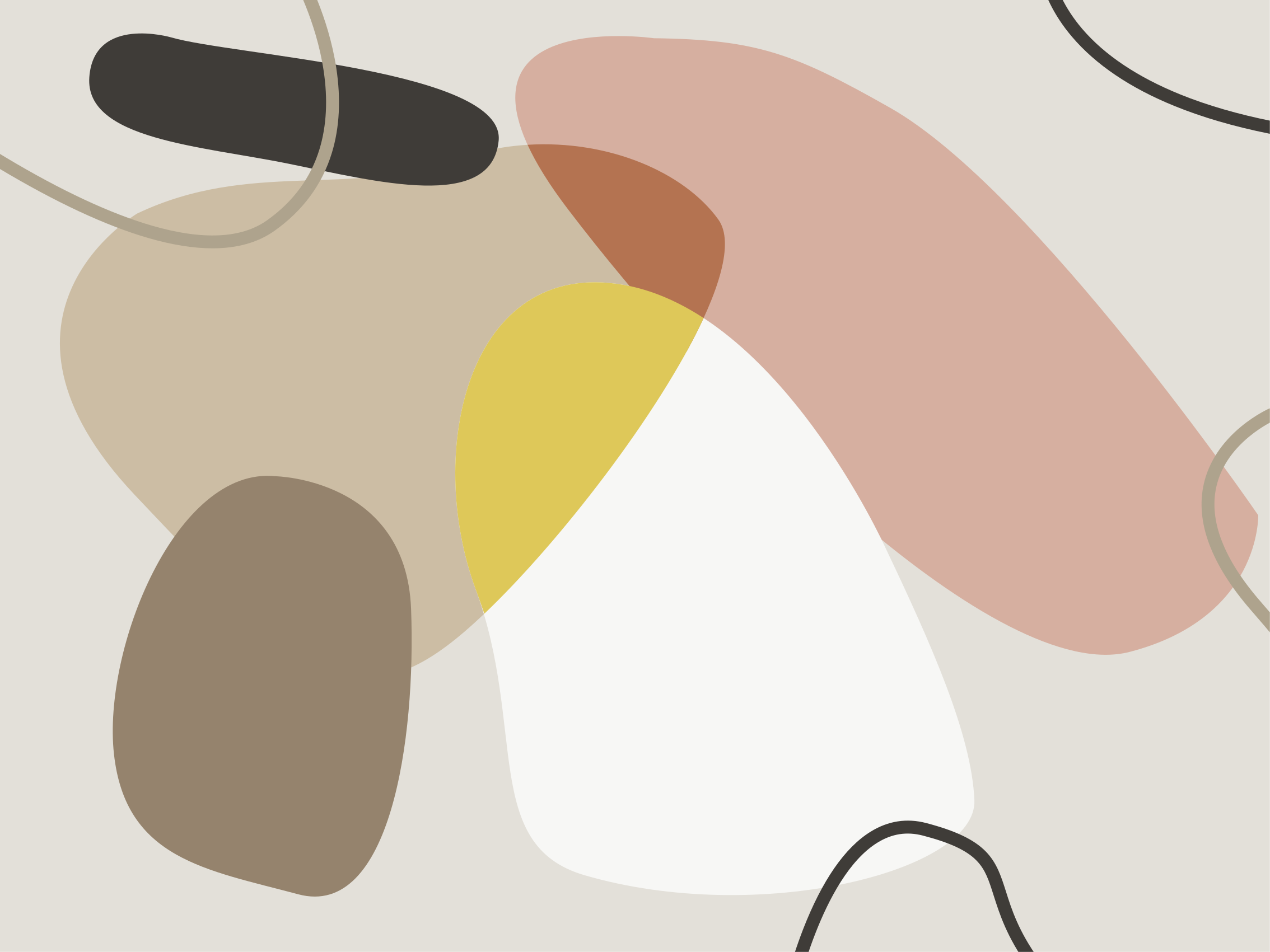 Abstrakteja muotoja vinyylimatto geometrinen - Tenstickers