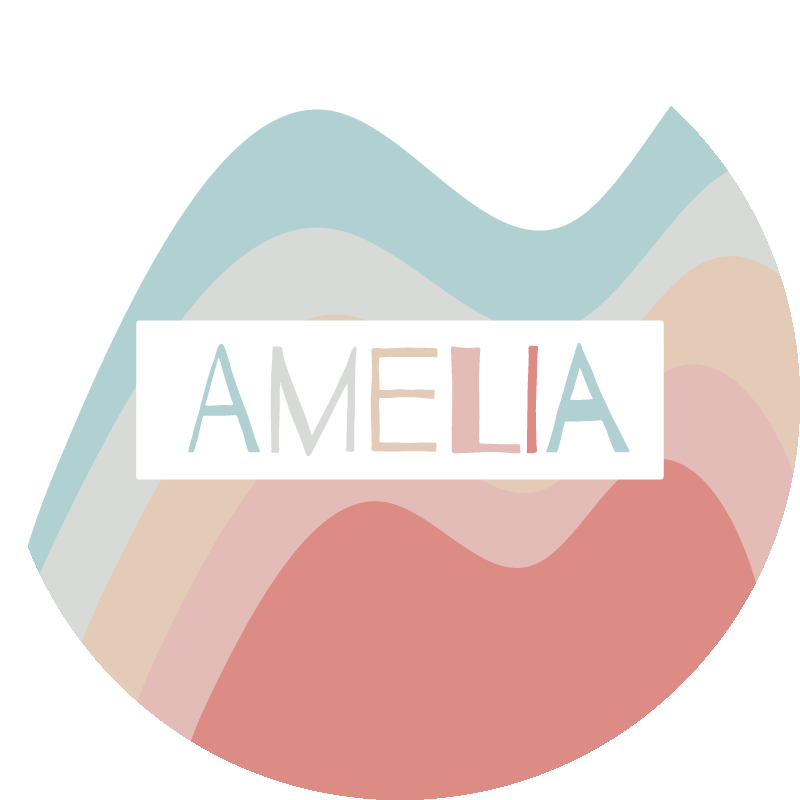 "boho" sateenkaaren aallot Lisää vinyylimattoja lapsille - Tenstickers