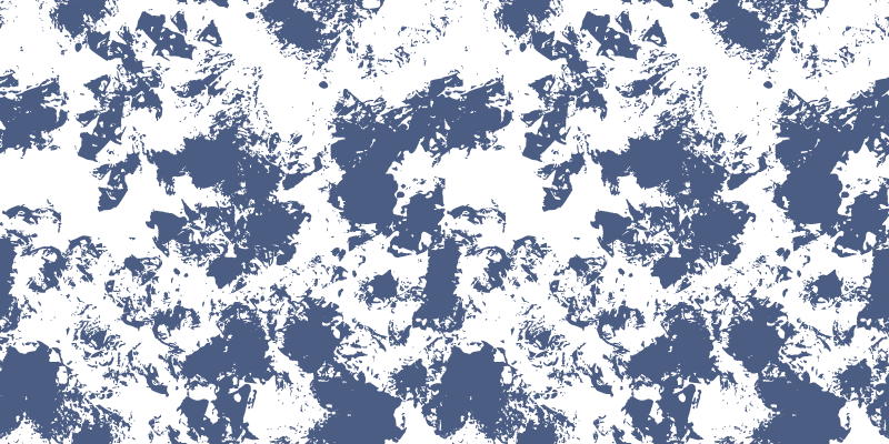 Sininen abstrakti eläinkuvio vinyylikumin tekstuurimatto - Tenstickers