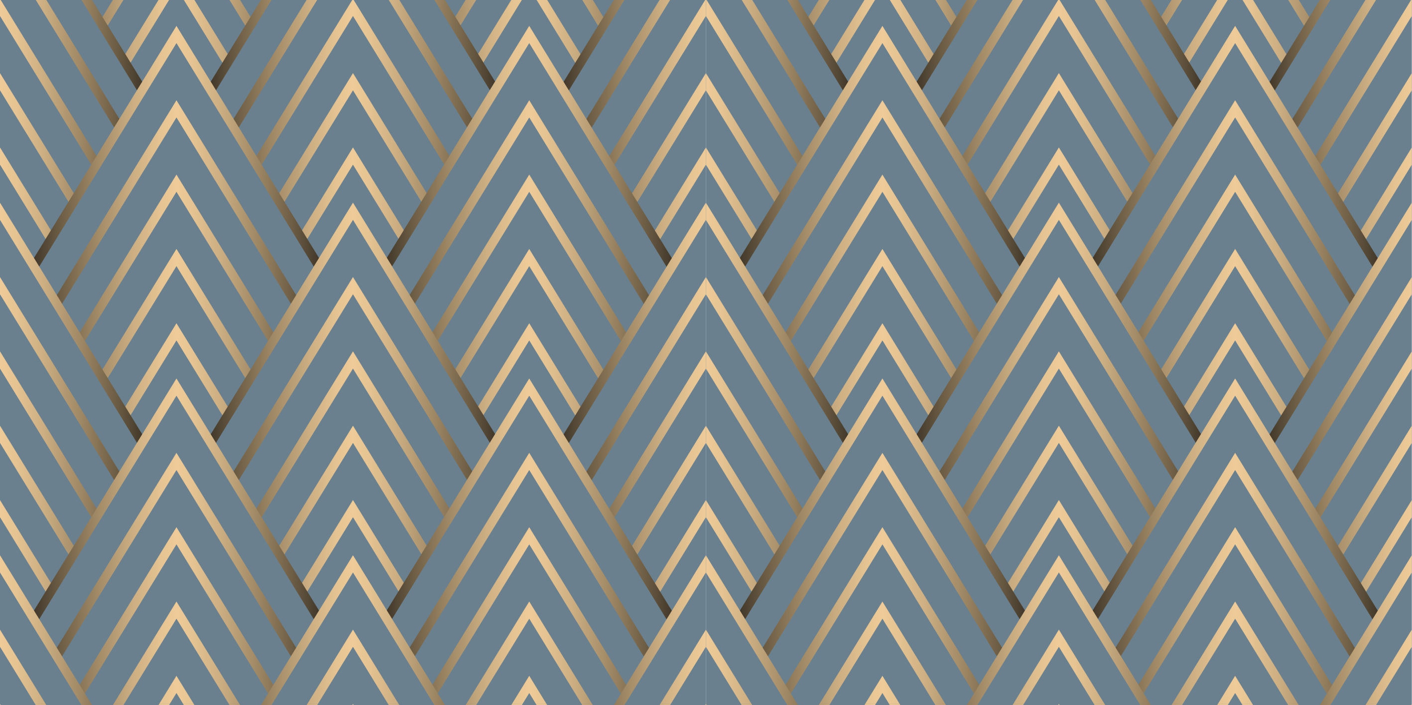 Geometrinen Chevron-kuvio geometrinen vinyylimatto - Tenstickers