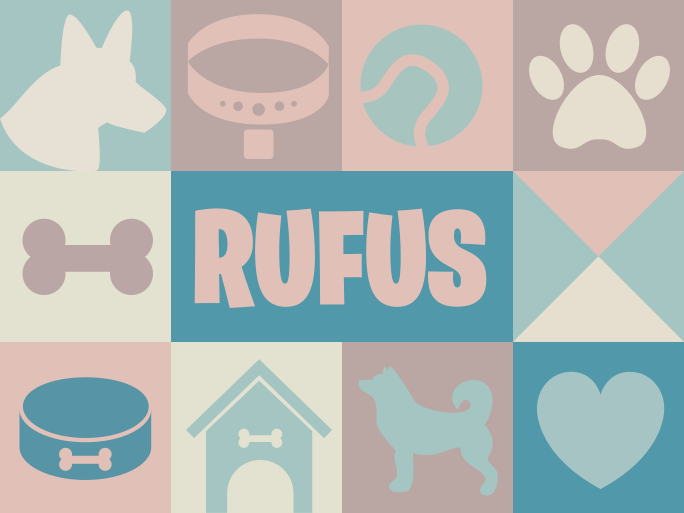 Koirat yksilöllisesti eläin vinyylimatto - Tenstickers