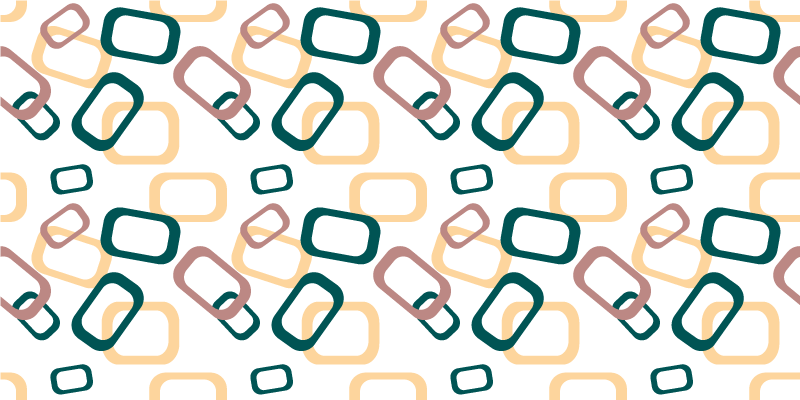 Abstrakteja epäsäännöllisiä muotoja moderni vinyylimatto - Tenstickers