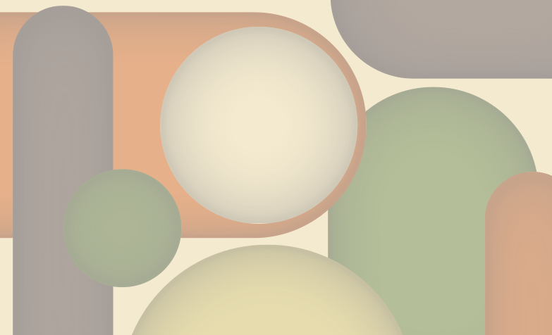 Nykyaikaiset pyöreät kuviot moderni vinyylimatto - Tenstickers