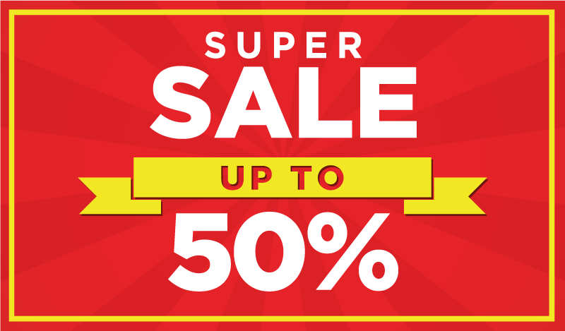 Henkilökohtainen alennusmyynti punainen vinyylimatto - Tenstickers