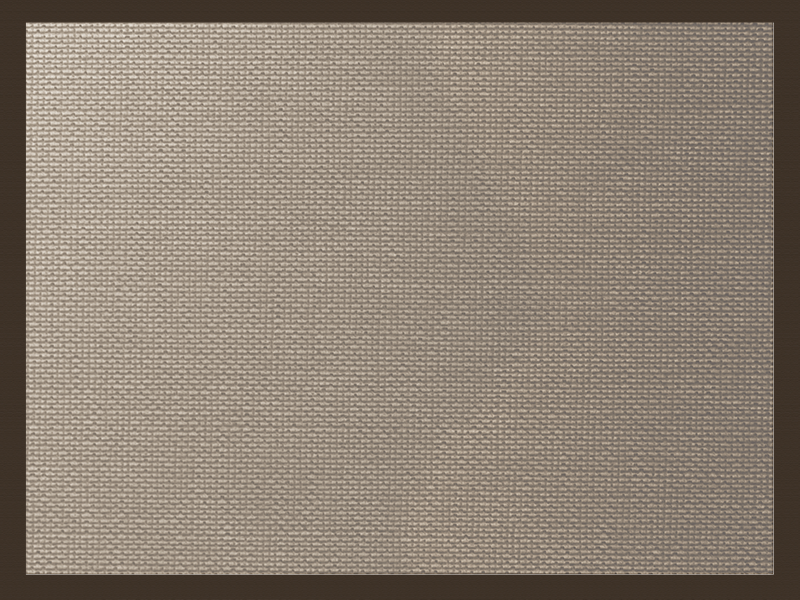 Tummemman värin ääriviivat beige vinyylimatto - Tenstickers