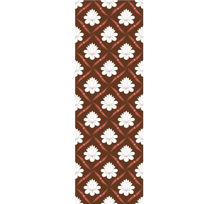 Lootuskuviosuunnittelu kukkatapetti - Tenstickers