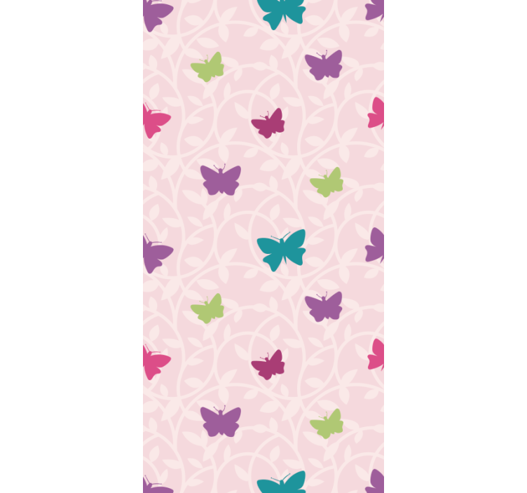 Värikkäät lepattavat siivet perhostapetti - Tenstickers