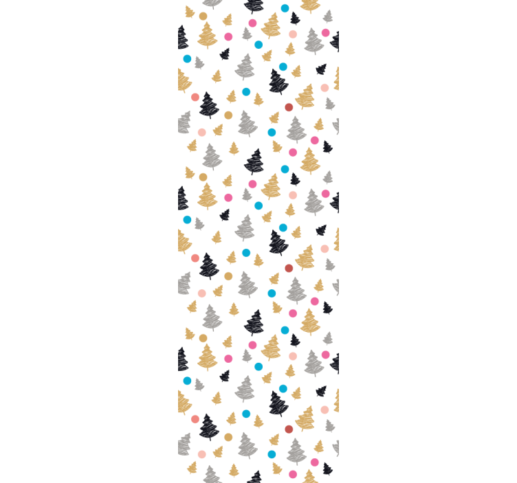 Värikäs mäntykuvio puutapetti - Tenstickers