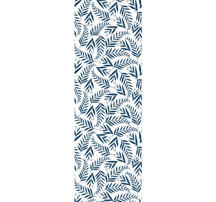 Harmaa kasvitieteellinen aihe lehtitapetti - Tenstickers