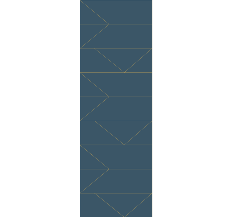 Geometriset nuolen muodot olohuone tapetti - Tenstickers